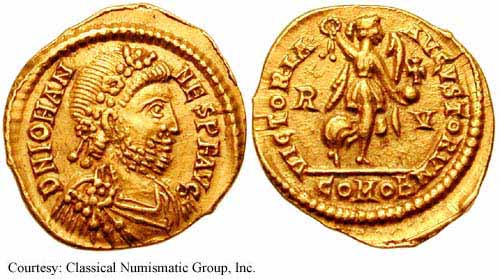 монета Древнего Рима