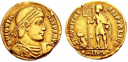 монета Древнего Рима