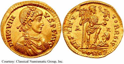 монета Древнего Рима