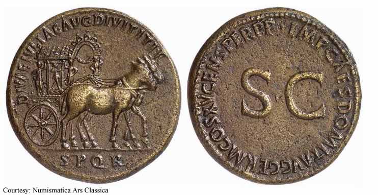 монета Древнего Рима