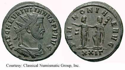 монета Древнего Рима