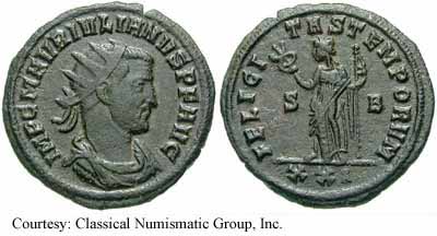 монета Древнего Рима