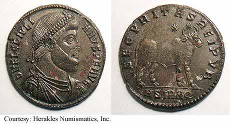 монета Древнего Рима