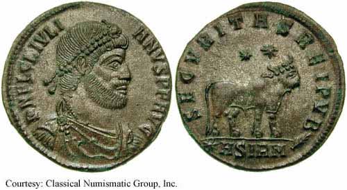 монета Древнего Рима