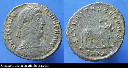 монета Древнего Рима