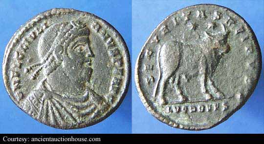 монета Древнего Рима