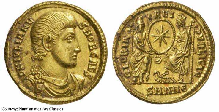 монета Древнего Рима