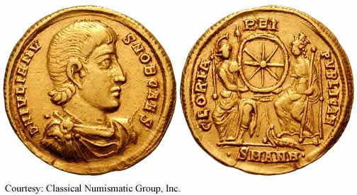 монета Древнего Рима