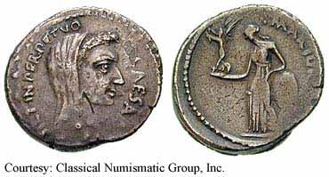 монета Древнего Рима