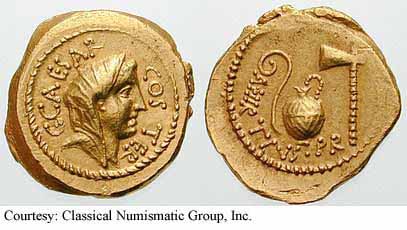 монета Древнего Рима