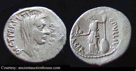 монета Древнего Рима