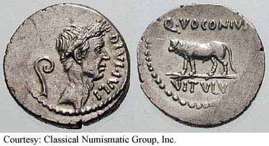 монета Древнего Рима