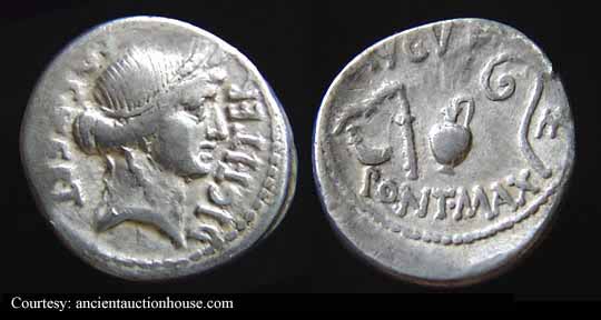 монета Древнего Рима