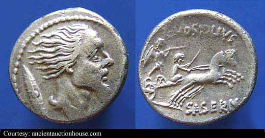 монета Древнего Рима