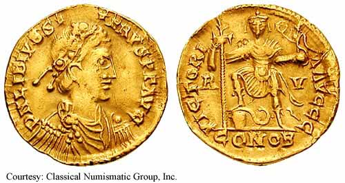 монета Древнего Рима