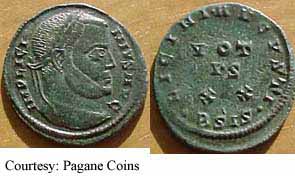 монета Древнего Рима