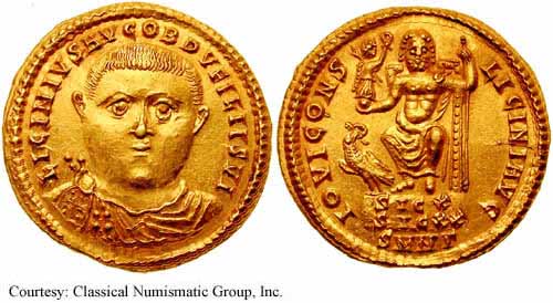 монета Древнего Рима