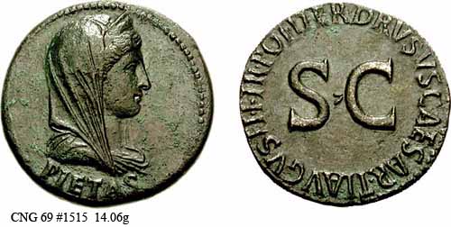 монета Древнего Рима