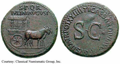 монета Древнего Рима