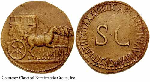 монета Древнего Рима