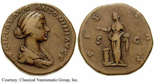 монета Древнего Рима