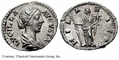 монета Древнего Рима