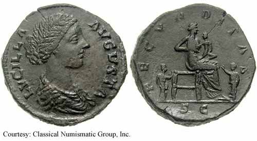 монета Древнего Рима