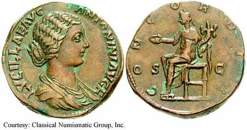 монета Древнего Рима