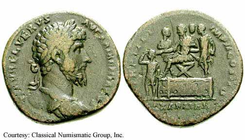 монета Древнего Рима