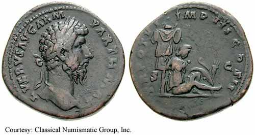 монета Древнего Рима