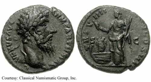 монета Древнего Рима