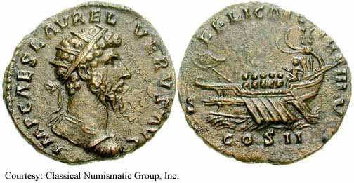 монета Древнего Рима