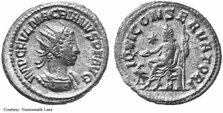 монета Древнего Рима