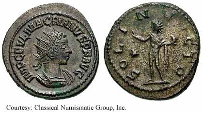 монета Древнего Рима