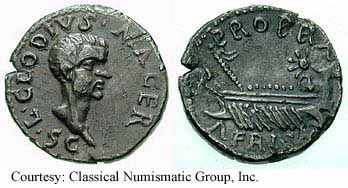 монета Древнего Рима