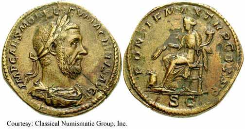 монета Древнего Рима