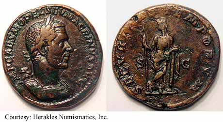 монета Древнего Рима