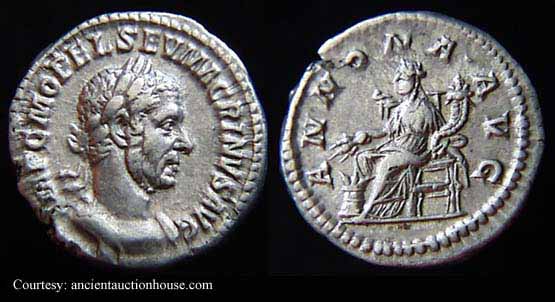 монета Древнего Рима