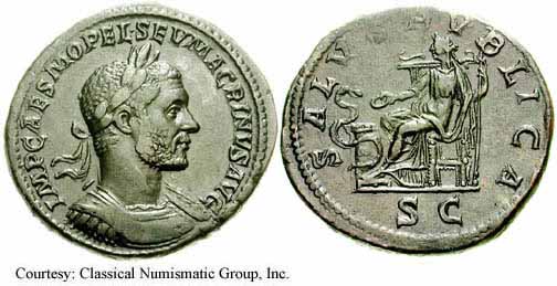 монета Древнего Рима