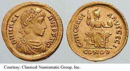 монета Древнего Рима