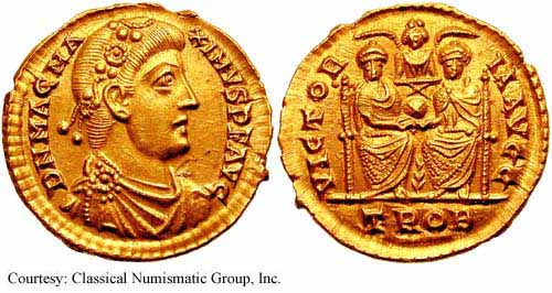 монета Древнего Рима