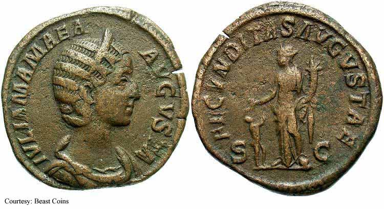 монета Древнего Рима