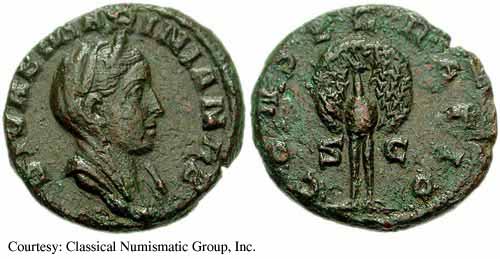 монета Древнего Рима