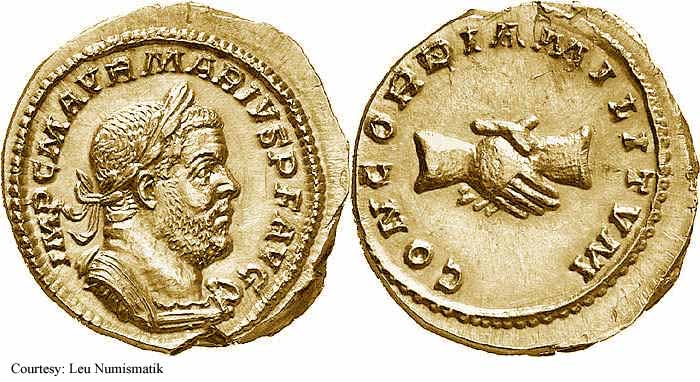 монета Древнего Рима