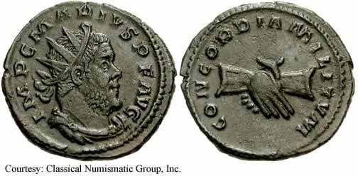 монета Древнего Рима