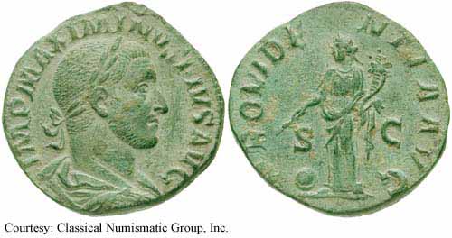 монета Древнего Рима