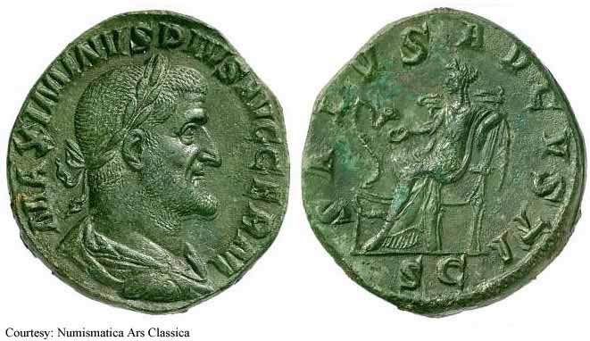 монета Древнего Рима