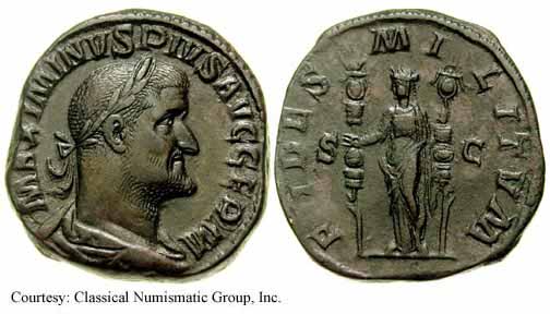 монета Древнего Рима