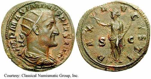 монета Древнего Рима