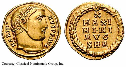 монета Древнего Рима